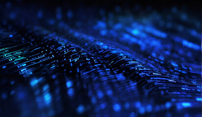 abstract binary code background