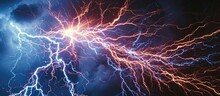 Visible grain is best at smaller sizes, displayed when lightning is generated using a Tesla coil.