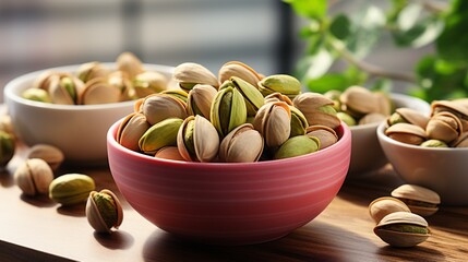 Wall Mural - Pistachio nut is the seed of the pistachio tree Pistacia vera