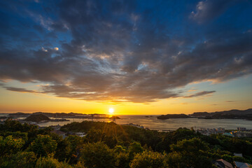 Wall Mural - 長崎の夕陽