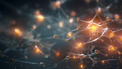 Wall Mural - a fusion of classical and quantum computing, depicted as a merging of traditional artificial neurons