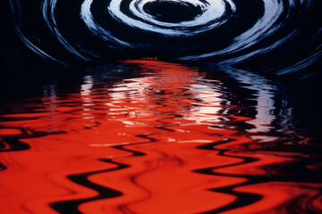 Poster - Abstract mirage of a venom vortex, creating a visually intense and dangerous optical illusion.