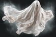 Ghostly Apparition in Eerie Shroud