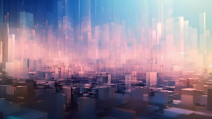 Wall Mural - digital turmoil a chaotic and evershifting landscape of digital noise and glitches, representing the