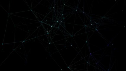 abstract futuristic - technology with polygonal shapes on dark blue background. design digital techn