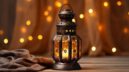 Wall Mural - vintage christmas lantern