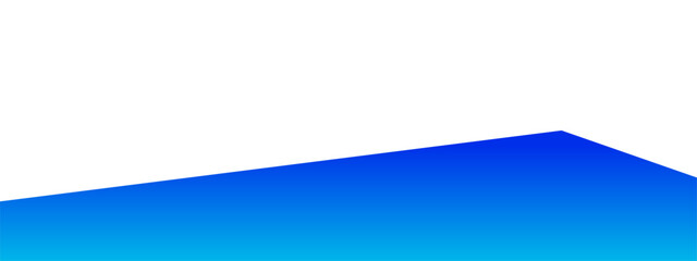 Wall Mural - Gradient separator header, modern divider shape for bottom of the page website