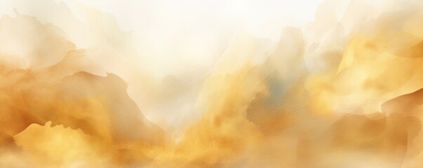 Wall Mural - Gold watercolor abstract background