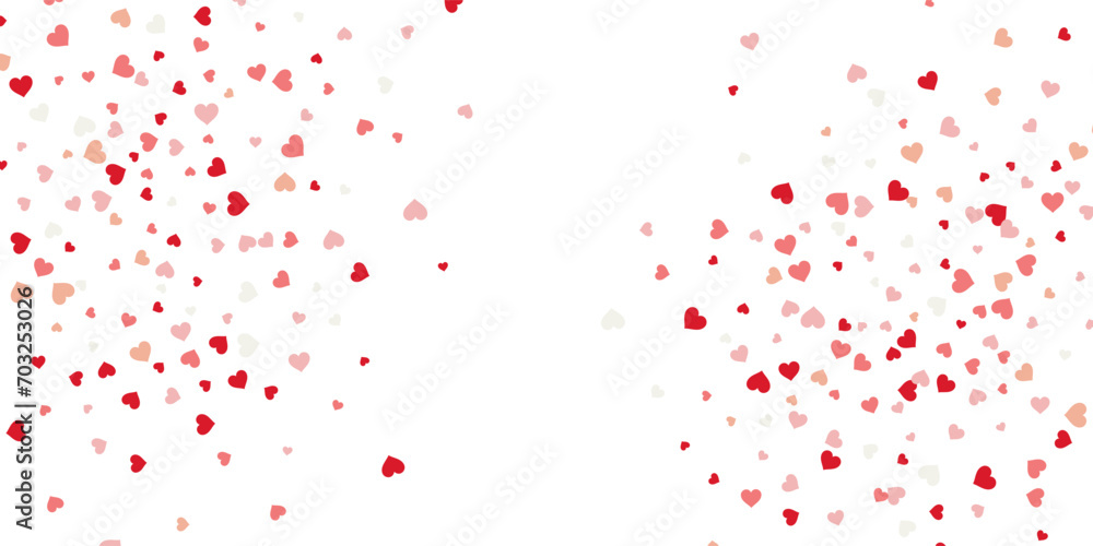 Banner for Valentines Day with a hearts pattern design Stock Vector ...