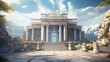 Fantasy ancient greek temple