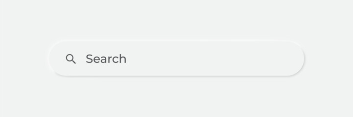 Search form in the website. Search interface bar browser icon. Web find template. UI UX design site. Vector illustration.