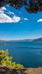 Wall Mural - travel Italy Turkey Mediterranean vacation sea mountains dream hotel blue historical sky pool