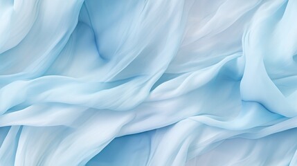 Wall Mural -  a close up view of a blue and white fabric with a very large amount of fabric on top of it.