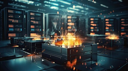 Poster - Images could illustrate backup processes, data storage, or recovery procedures, emphasizing data security measures
