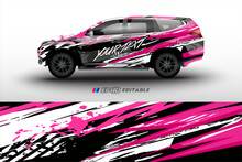 Vector Design For Rally Racing Car Livery Wrapping