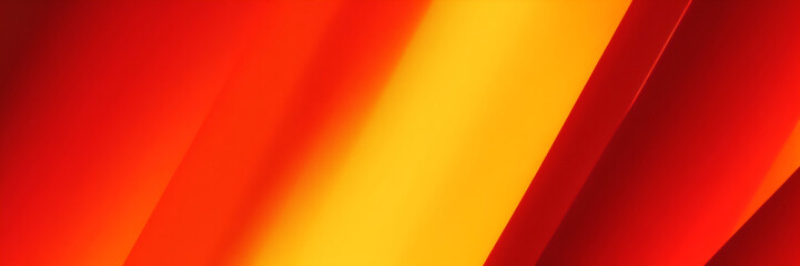 Rot-orangefarbener und gelber Hintergrund, mit Aquarell bemalter Textur-Grunge, abstrakter heißer Sonnenaufgang oder brennende Feuerfarbenillustration, buntes Banner oder Website-Header-Design