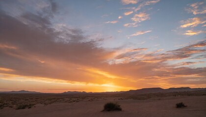 Wall Mural - desert landscape sunset