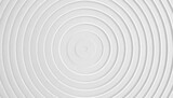 Fototapeta Przestrzenne - inset white concentric rings or circles background wallpaper banner flat lay top view from above with copy space