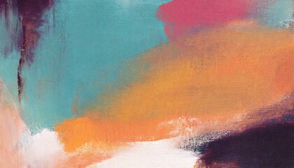 Canvas Print - hand painted texture bright colors versatile artistic image for creative design projects posters banners cards magazines book covers prints and wallpapers acrylic on cardboard