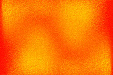 Color Gradient Dark Grainy Background, Orange Gold Yellow Vibrant Abstract On Black, Noise Texture Effect	