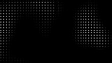 Animated Abstract Technology Black Background Random Dots And Grid 4K.