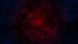 Red glowing mass of matter on dark blue background