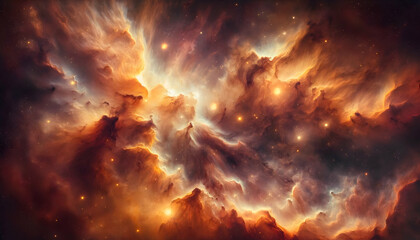 Wall Mural - Starry night cosmos Colorful nebula cloud in space galaxy	
