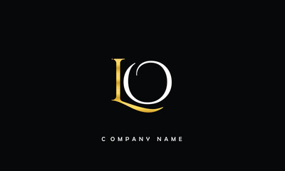 LO, OL, L, O Abstract Letters Logo Monogram