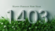 happy Nowruz persian new year, 1403, iranian new year, haftsin, green 