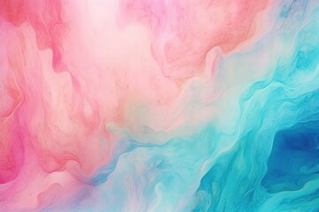  Abstract watercolor paint background by coral pink and teal with liquid fluid texture for background, banner 