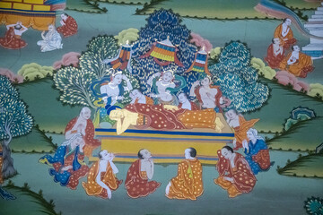 Buddha Life, Thangka, Buddhist Art, Tibetan Buddhism