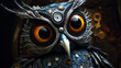 Owl bird animal cartoon pet owl by time Burton
