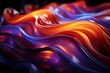 Abstract neon wave background design purple yellow blue mix