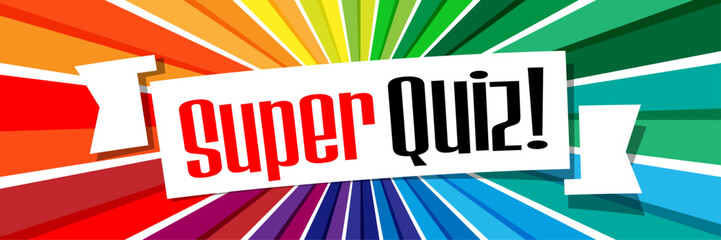 Wall Mural - Ssuper quiz