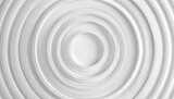 Fototapeta Do przedpokoju - concentric random rotated white ring or circle segments background wallpaper banner flat lay top view from above