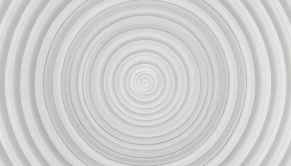 Wall Mural - concentric linear offset white rings or circles steps lit from top background wallpaper banner close up flat lay top view from above