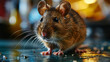 Exotic Rodent Dental Care:  A vet attending to the dental health of an exotic rodent, ensuring proper gnawing and dental function