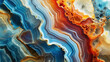 Abstract colorful background, agate texture close-up, detailed multicolored texture of natural marble stone.