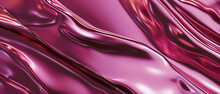 Illustration Of A Pink Metallic Shiny Background