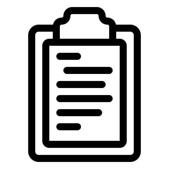 Poster - clipboard icon