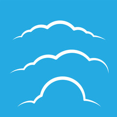 Poster - Cloud illustration vector