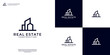 Minimalist Building logo design template