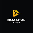 Buzz Media Logo Vector Branding