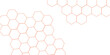 © mdmohashin - abstract 3d hexagon block pattern in red and white. 3d rendering