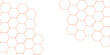 © mdmohashin - abstract 3d hexagon block pattern in red and white. 3d rendering