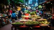 Exploring bustling street markets filled with local flavors