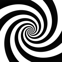 Hypnotic Spiral Background. Optical Illusion Style Design.