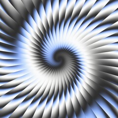 Wall Mural - Hypnotic spiral background. Optical illusion style design.