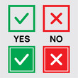 © Arima. - checkmark design template, yes or no