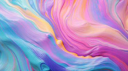 Wall Mural - iridescent paints background texture